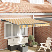 Povlačivi tende Šareni 350 x 250 cm Poliester i aluminij