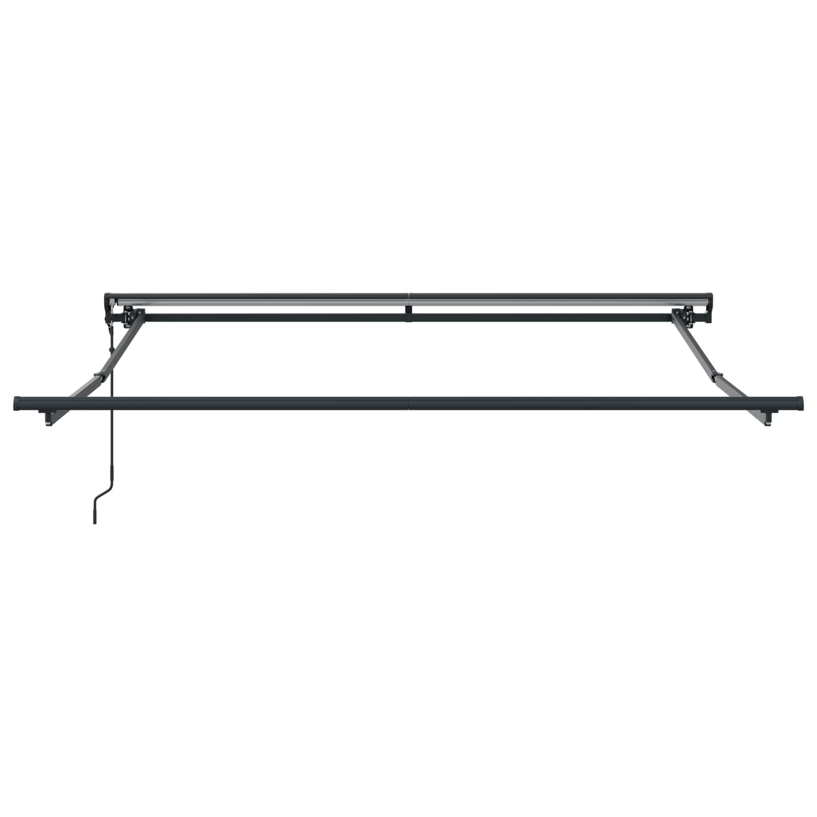 Okvir tende Bež 350 x 250 cm Poliester s PU premazom