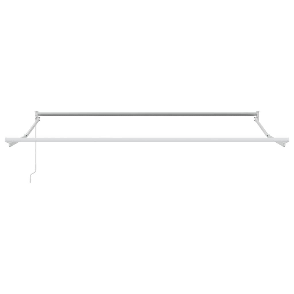 Skrovita tenda Crvena 350 x 250 cm Poliester i aluminij