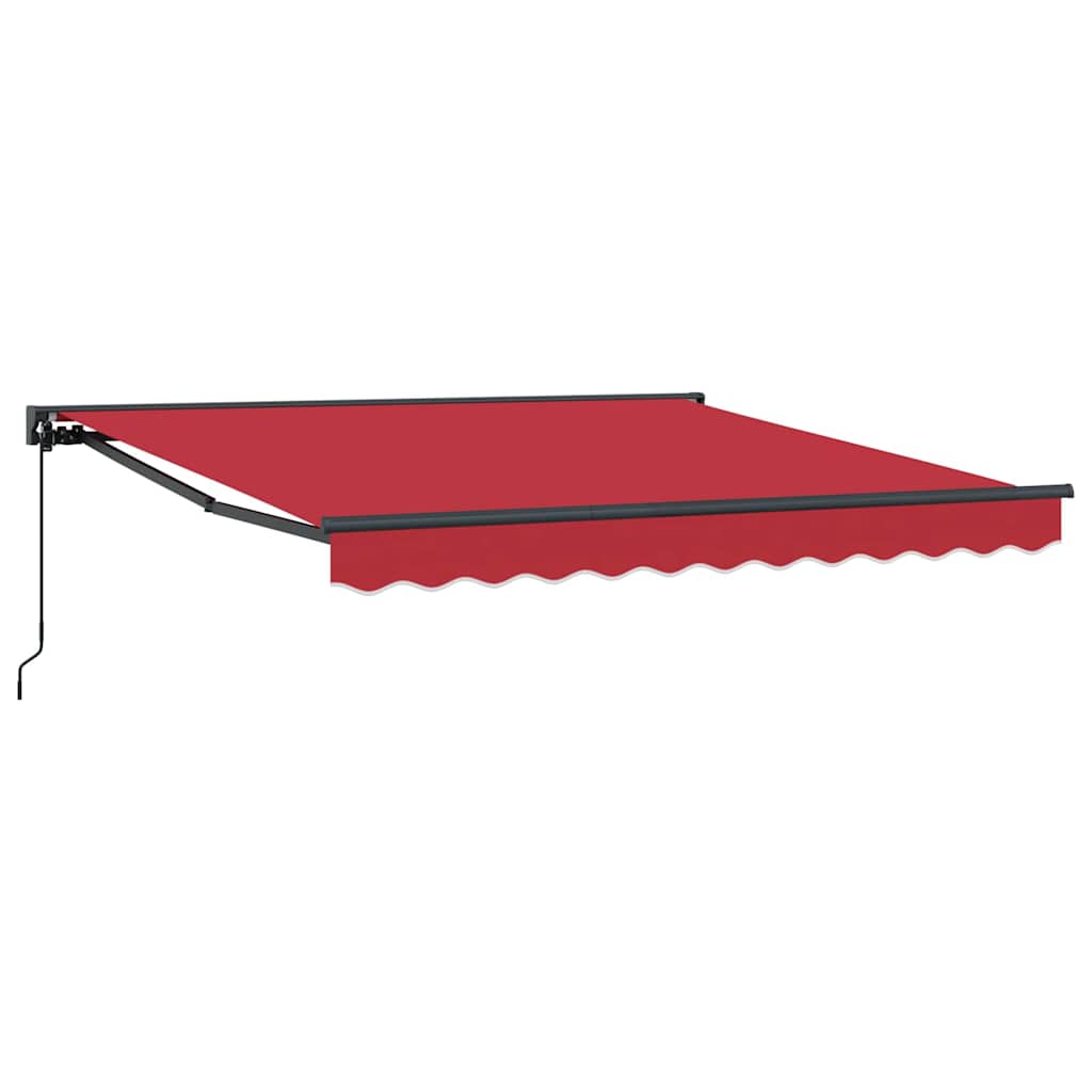 Okvir tende Crvena 350 x 250 cm Poliester s PU premazom