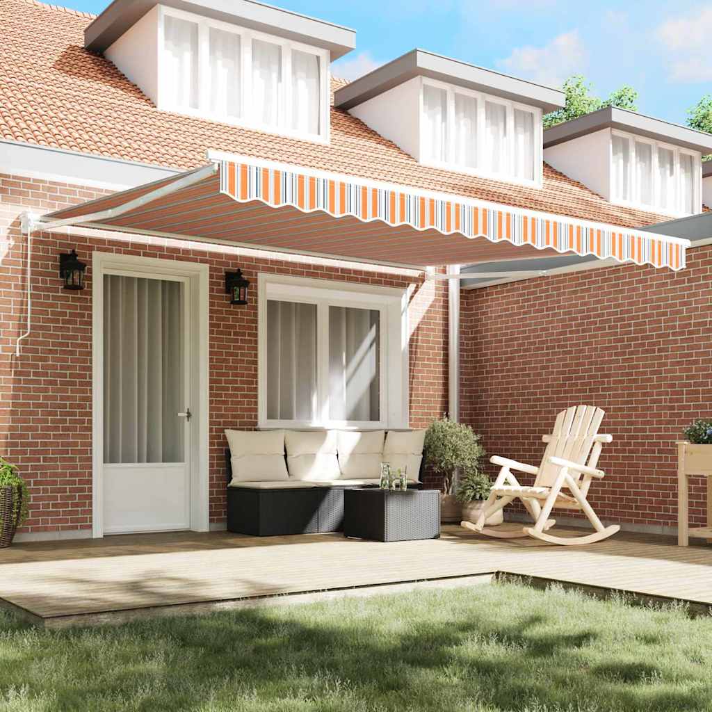 Povlačivi tende Šareni 400 × 300 cm 100% Poliester i Aluminij