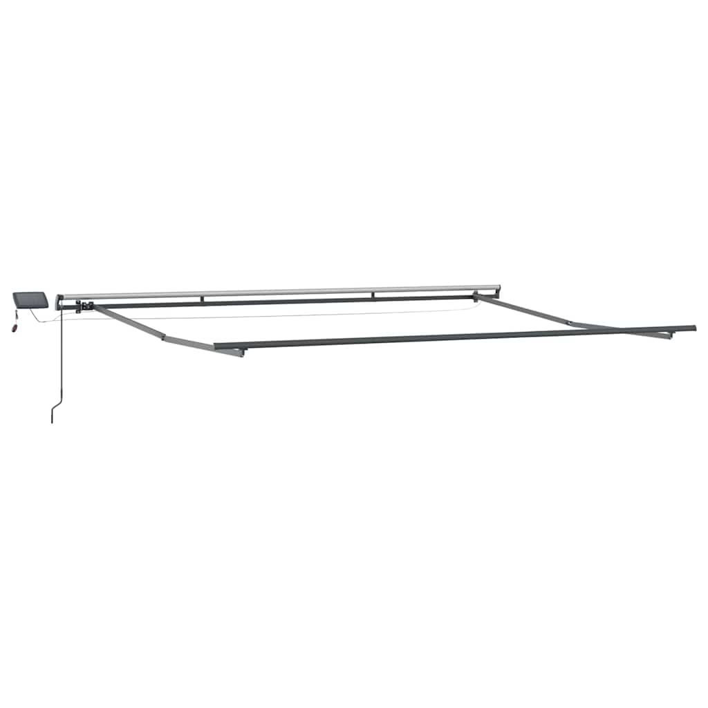 Povlačivi tende Šareni 400 × 300 cm Tkanina i Aluminij
