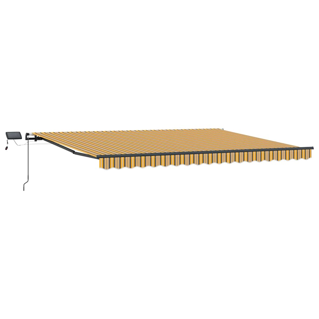 Povlačivi tende Šareni 400 × 300 cm Tkanina i Aluminij