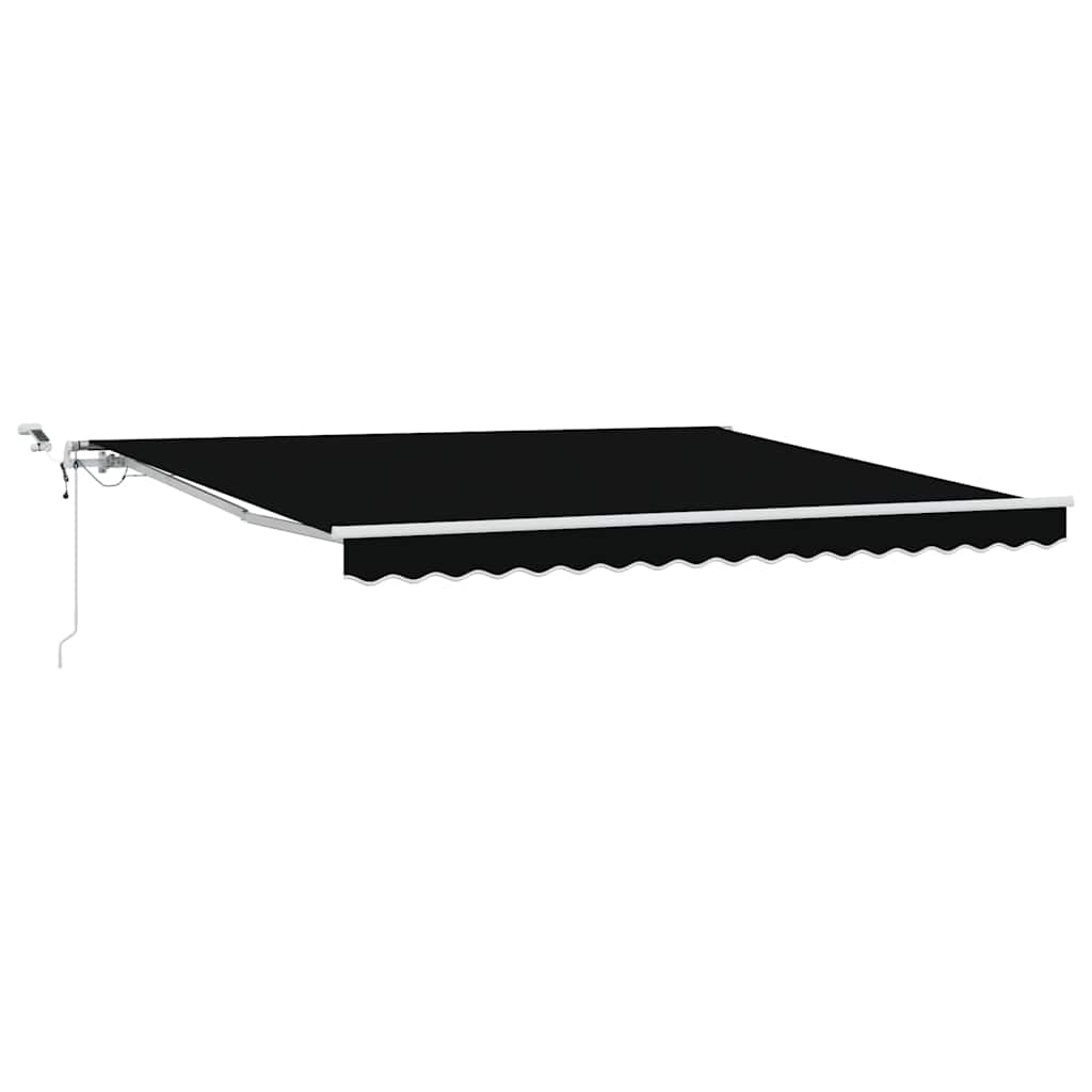Tkanina za tende Crna 400 × 300 cm Poliester