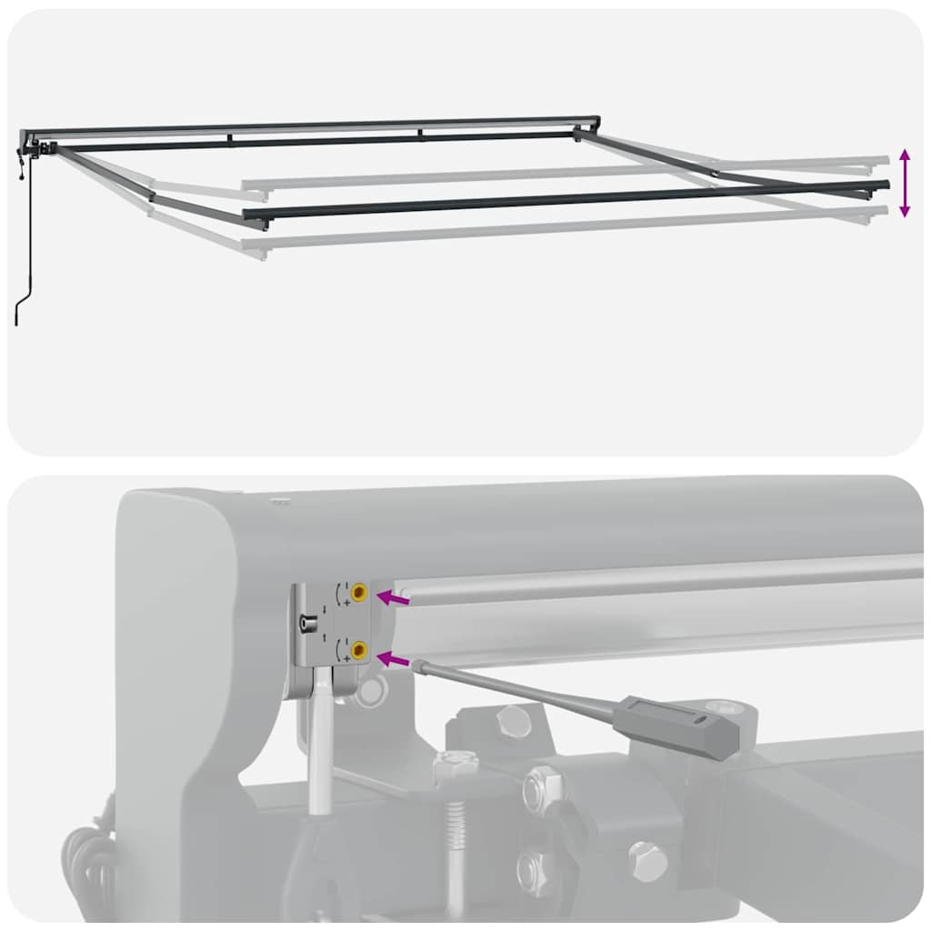 Okvir tende Crna 400 × 300 cm Poliester s PU premazom
