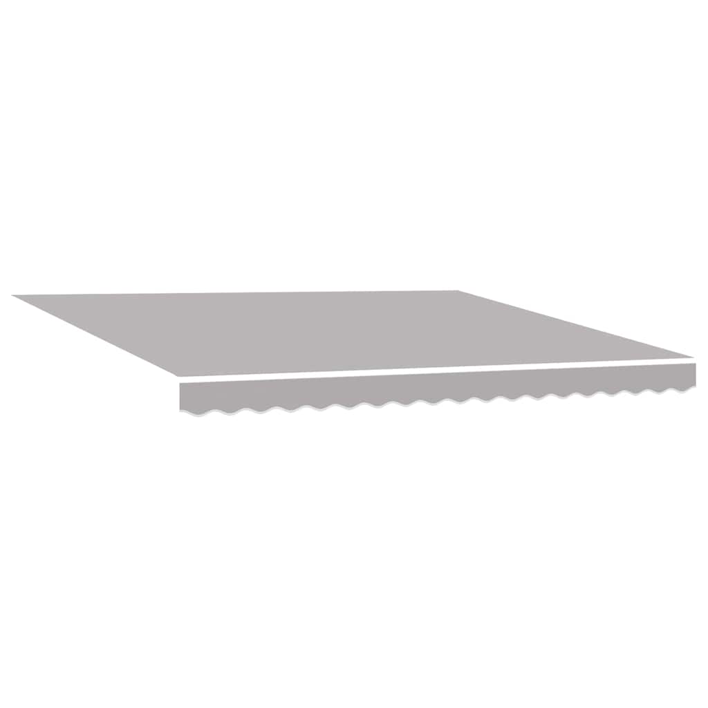 Povlačivi tende Svjetlosiva 400 × 300 cm Poliester i aluminij