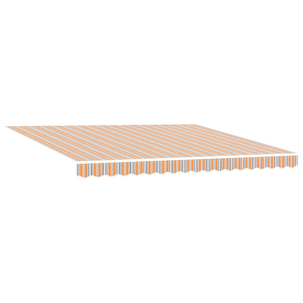 Povlačivi tende Šareni 400 × 350 cm Tkanina i Aluminij