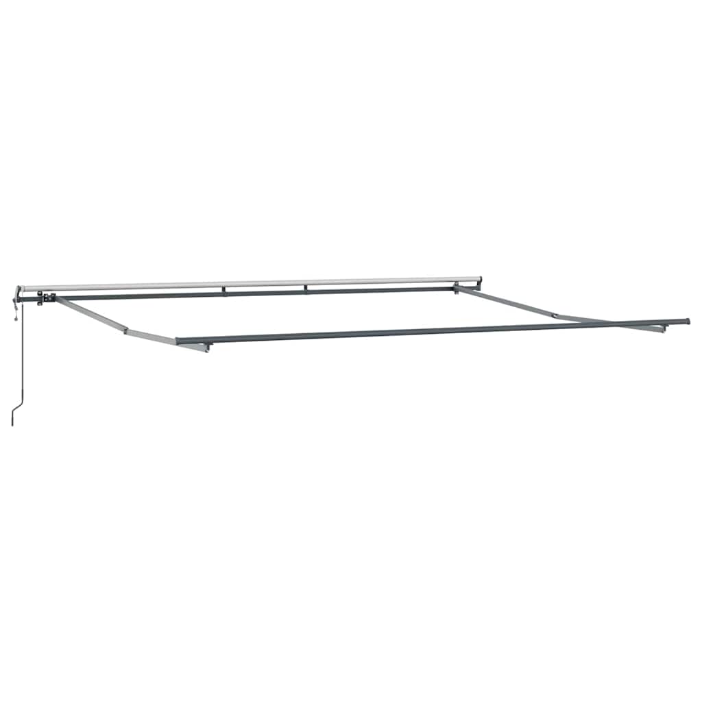 Povlačivi tende Šareni 400 × 350 cm Tkanina i Aluminij