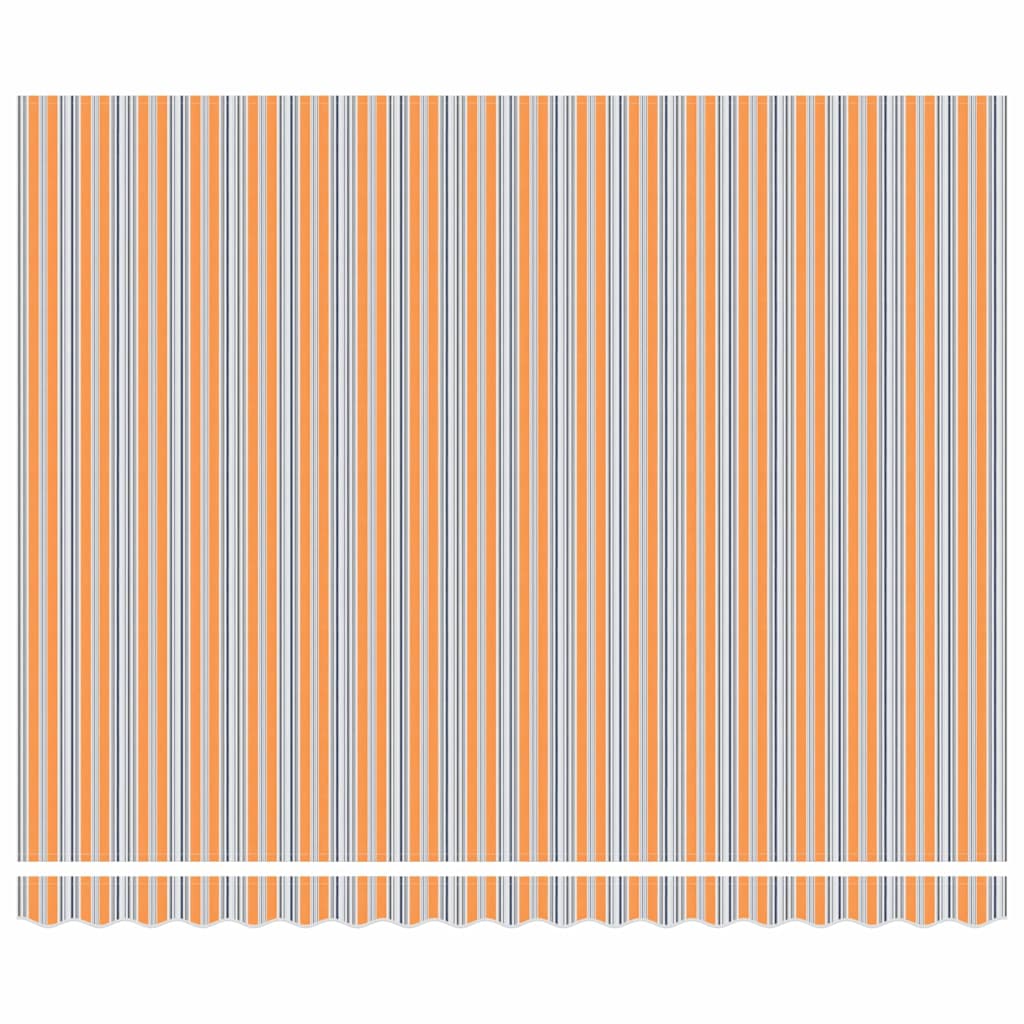 Povlačivi tende Šareni 400 × 350 cm Tkanina i Aluminij