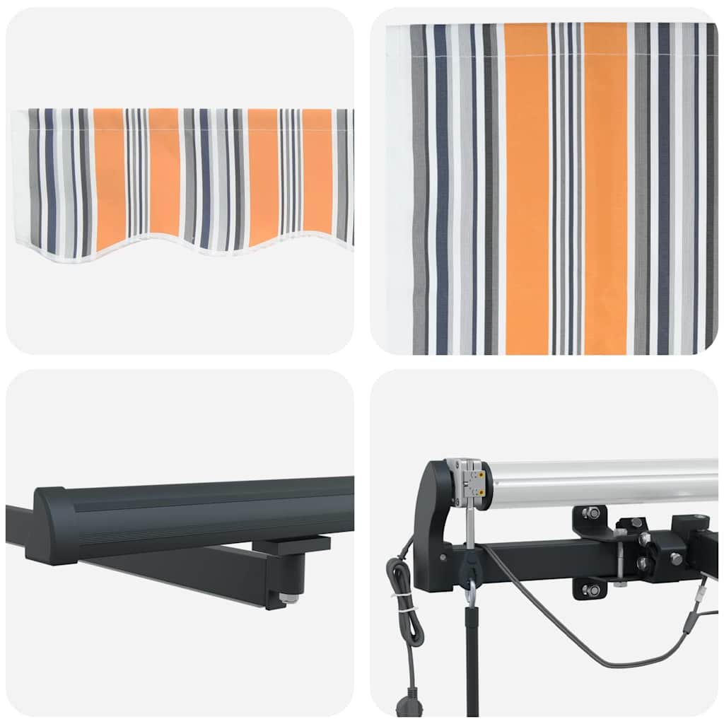 Tkanina za tende Šareni 400 × 350 cm Poliester