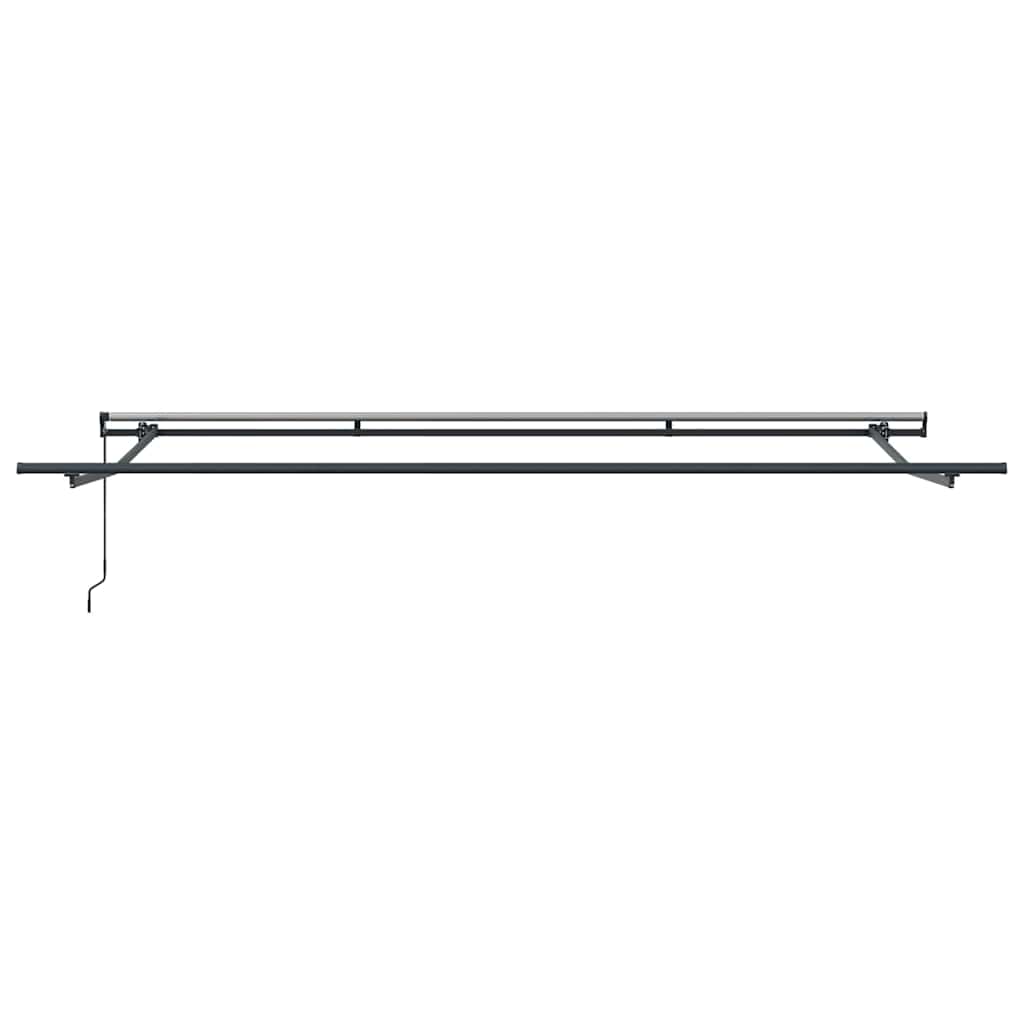 Skrovita tenda Šareni 400 × 350 cm Poliester i čelik