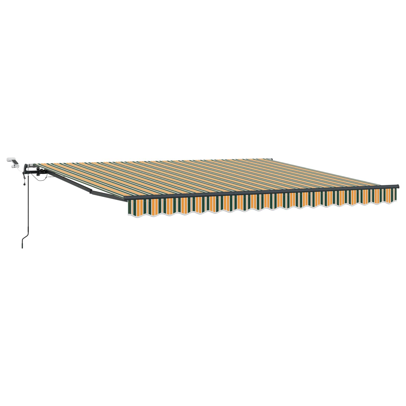Tkanina za tende s Zelena i žuta 400 × 350 cm Poliester