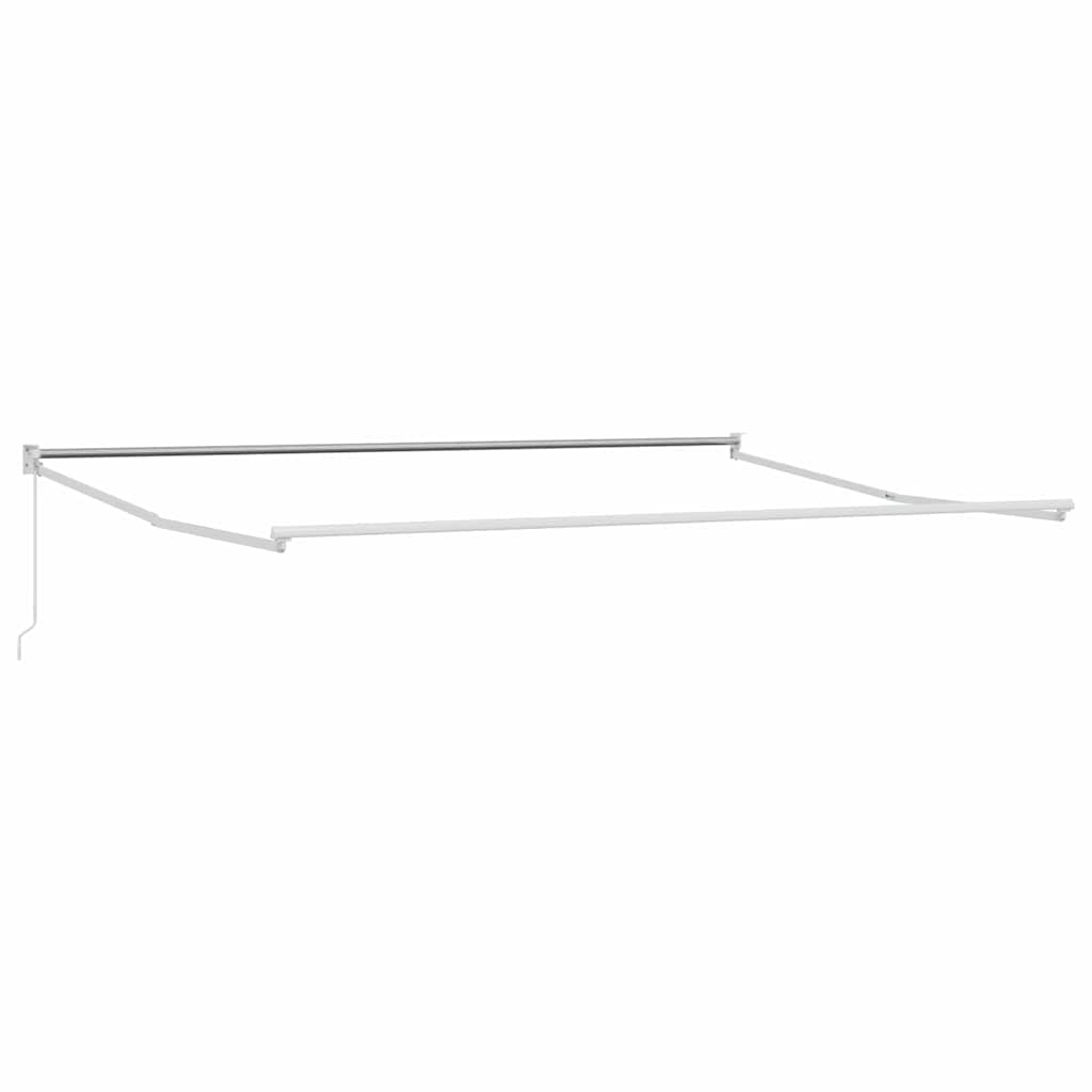 Nadstrešnica Bež 450 x 300 x 165 cm Poliester i metal