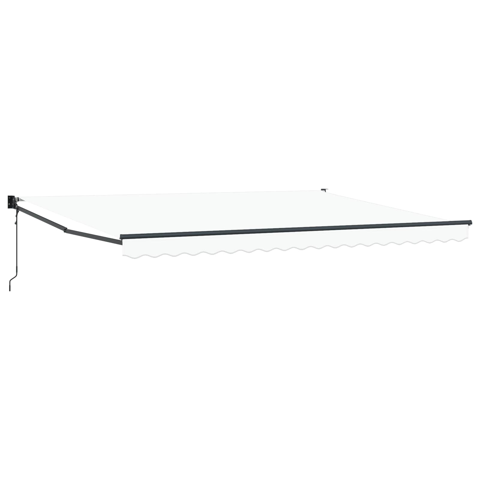 Nadstrešnica Bijelo 450 x 300 x 165 cm Poliester i metal