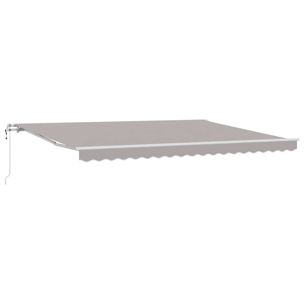 Električna retraktabilna tenda Svijetlo siva 450 × 300 cm