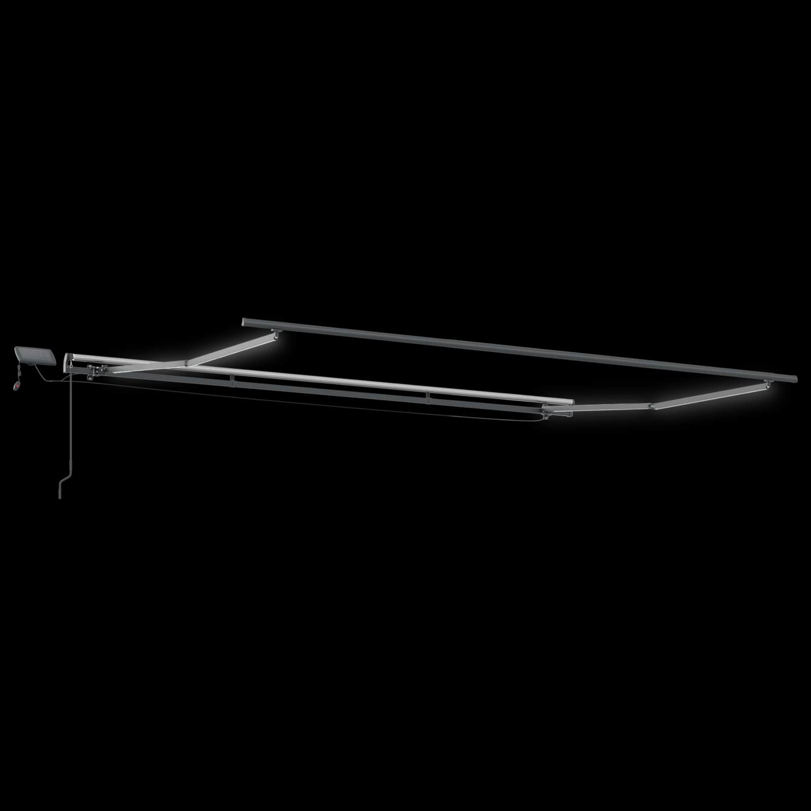 Povlačivi tende Zelena i žuta 450 × 300 cm Tkanina i Aluminij
