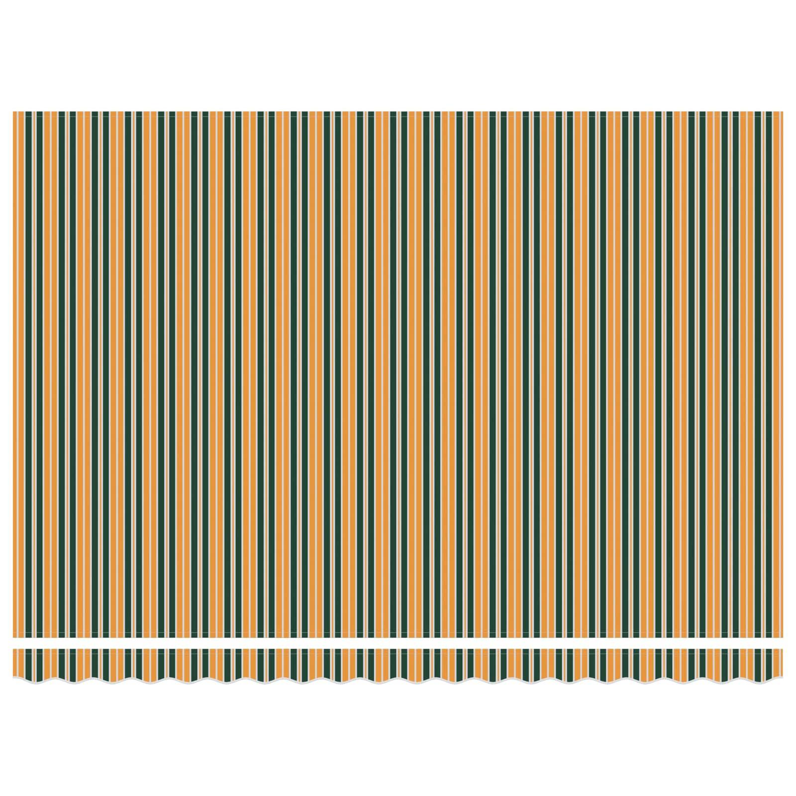 Povlačivi tende Zelena i žuta 450 × 300 cm Tkanina i Aluminij