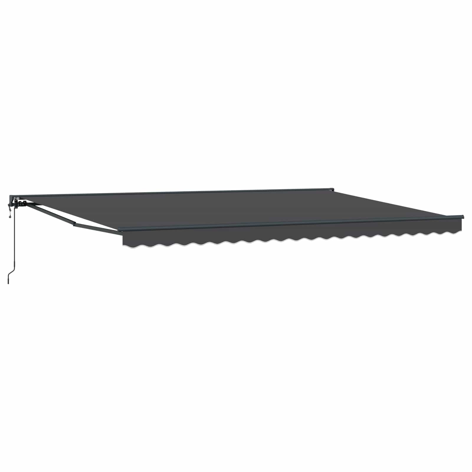 Okvir tende Antracit 500 × 300 cm Poliester s PU premazom
