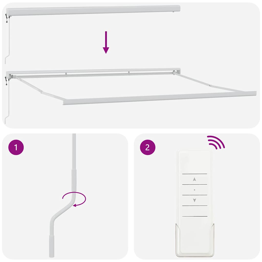Nadstrešnica Šareni 500 × 300 cm Poliester i aluminij