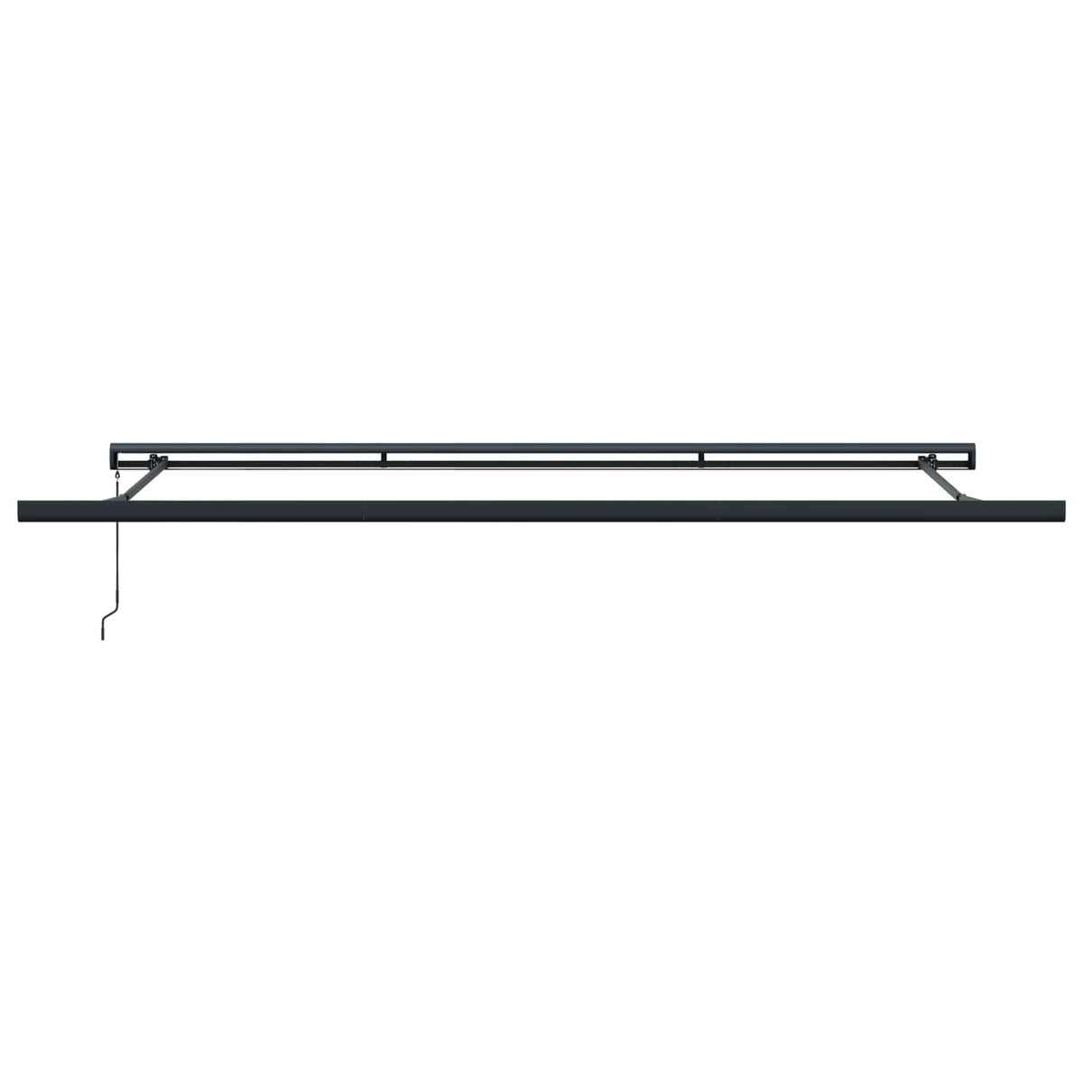 Povlačivi tende Šareni 500 × 300 cm Platno i Aluminij