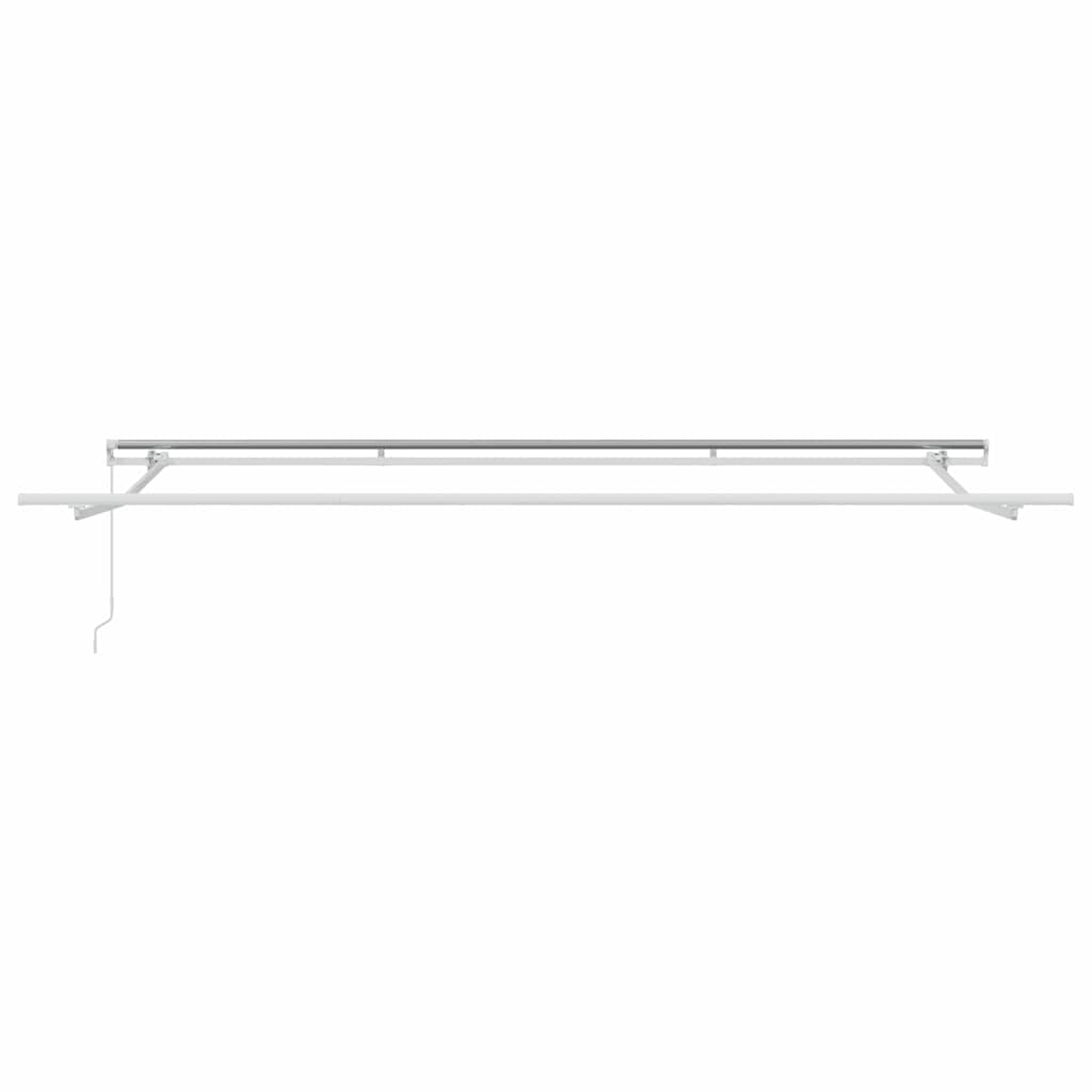 Nadstrešnica Bež 500 x 300 x 165 cm Poliester i metal