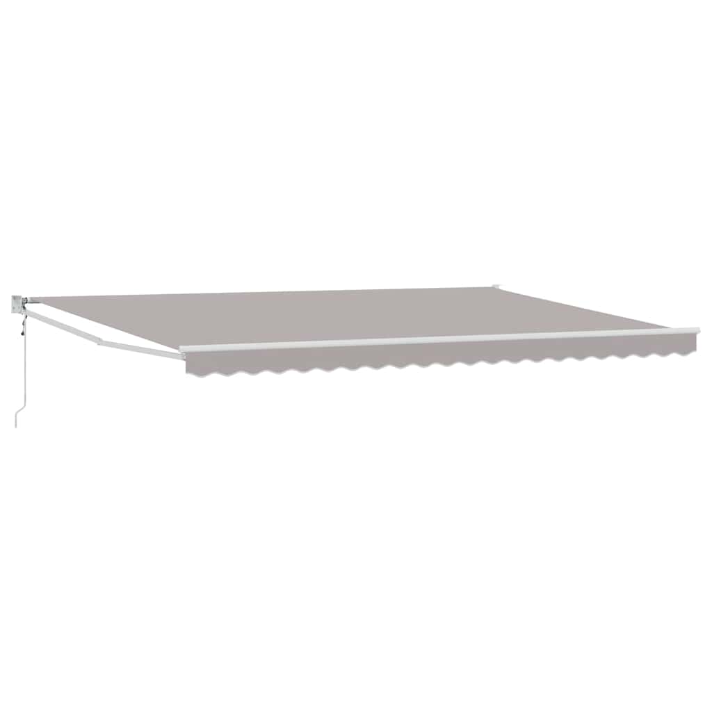 Nadstrešnica Svjetlosiva 500 x 300 x 165 cm Poliester i metal