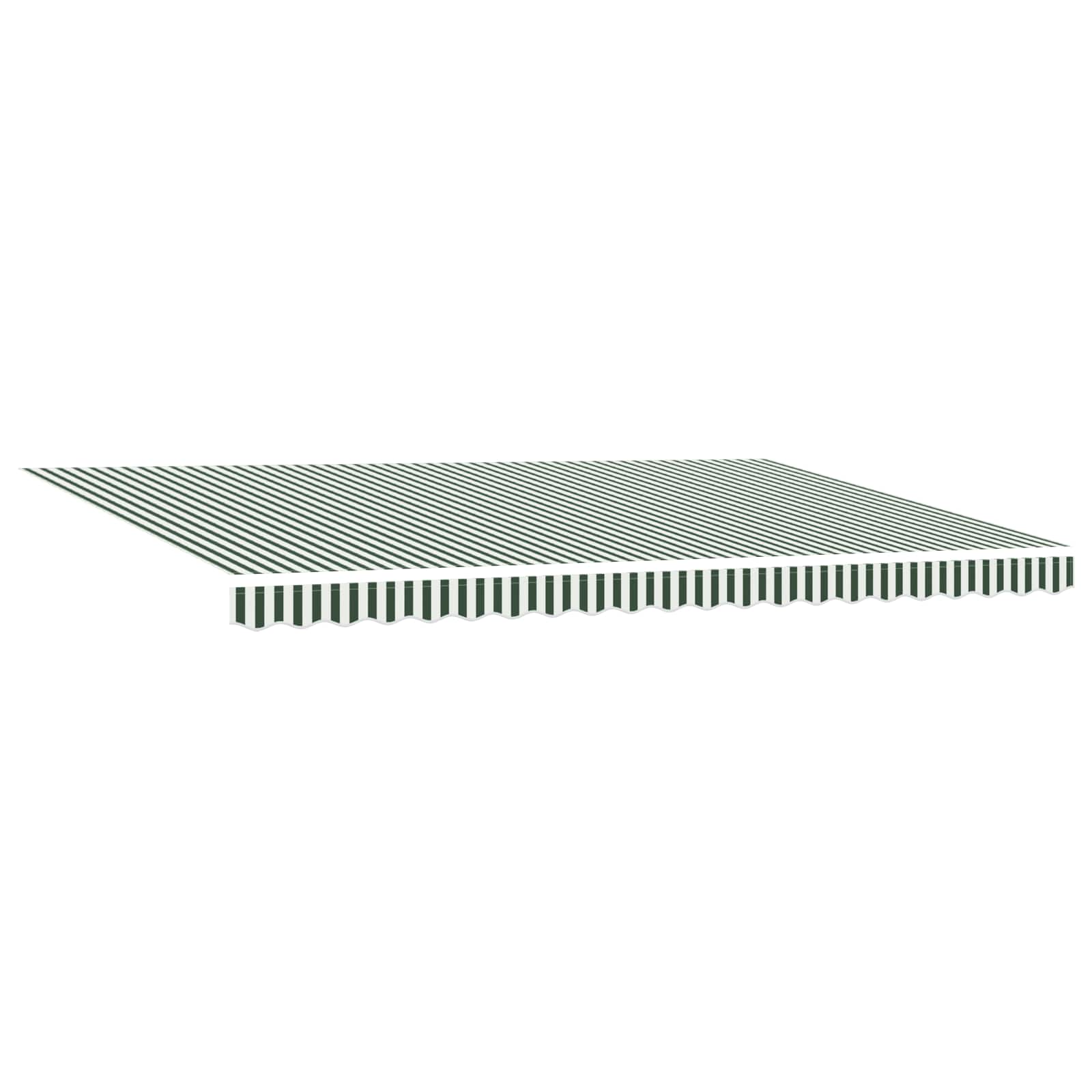 Tkanina za tende s Zelena i bijela 500 × 300 cm Poliester