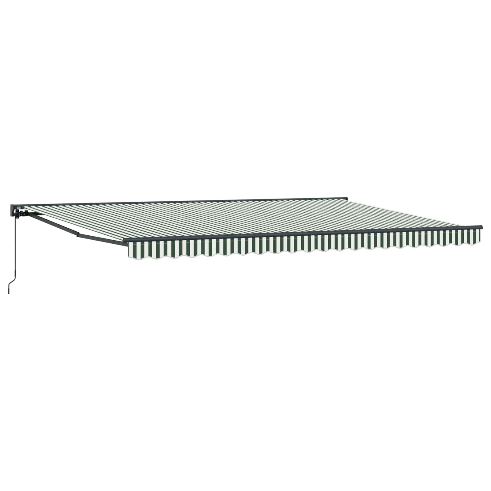 Okvir tende Zelena i bijela 500 × 300 cm