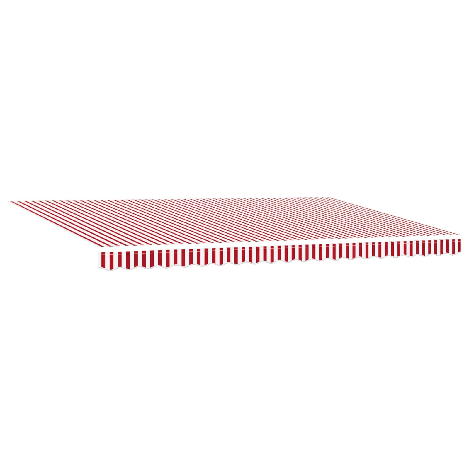 Tkanina za tende s Crvena i bijela 500 × 350 cm Poliester