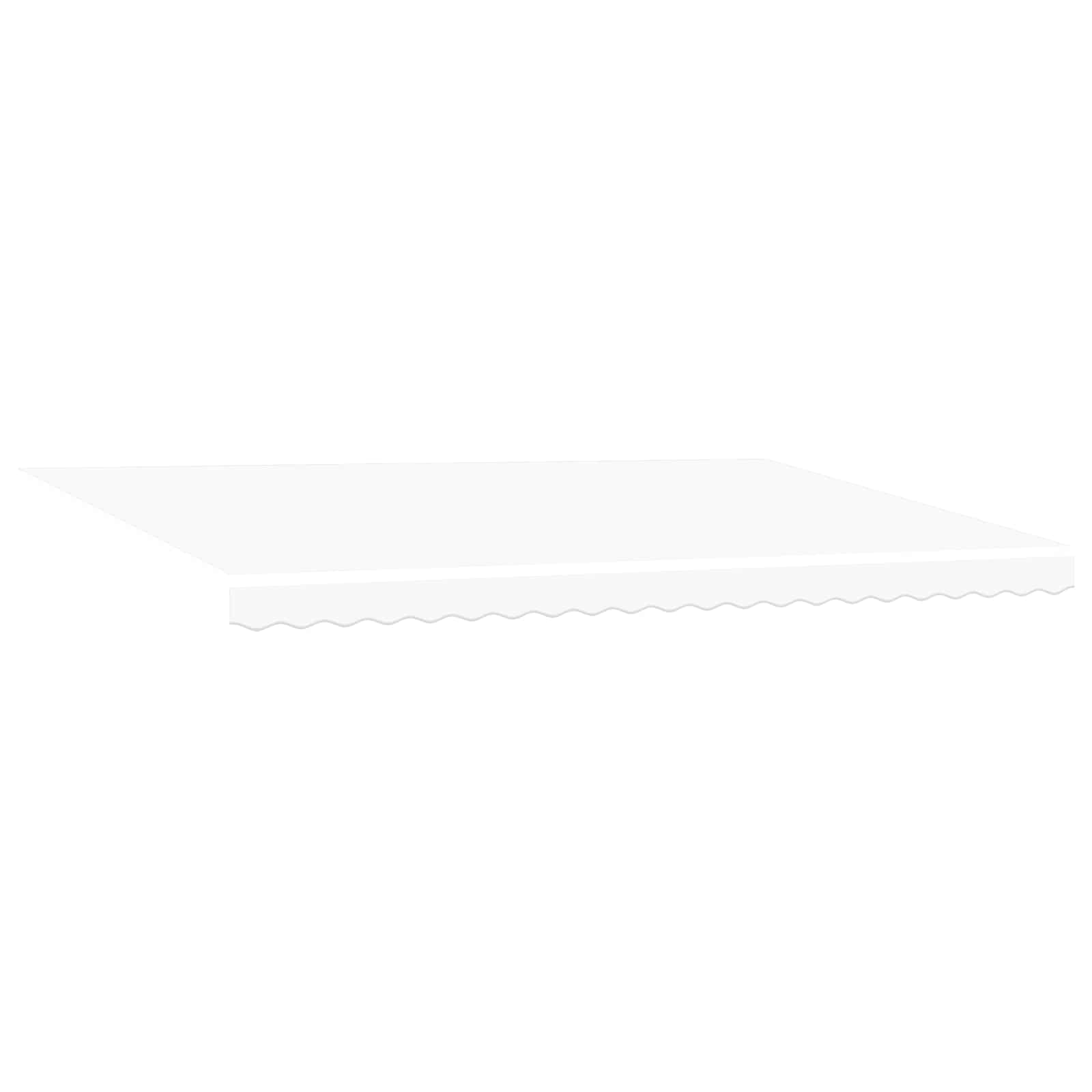 Tkanina za tende s Bijelo 500 × 350 cm Poliester