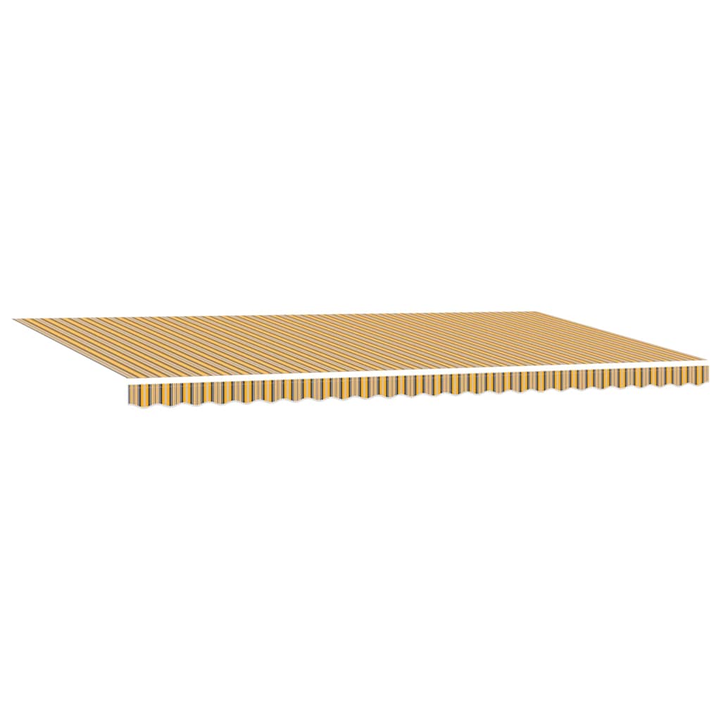 Povlačivi tende Šareni 600 × 300 cm Tkanina i Aluminij