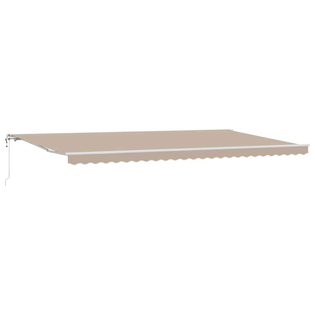 Električna retraktabilna tenda Bež 600 × 300 cm
