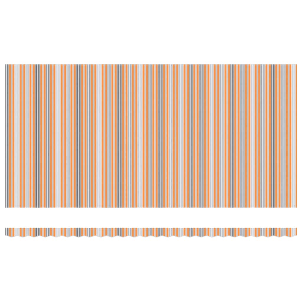 Povlačivi tende Šareni 600 × 350 cm Tkanina i Aluminij