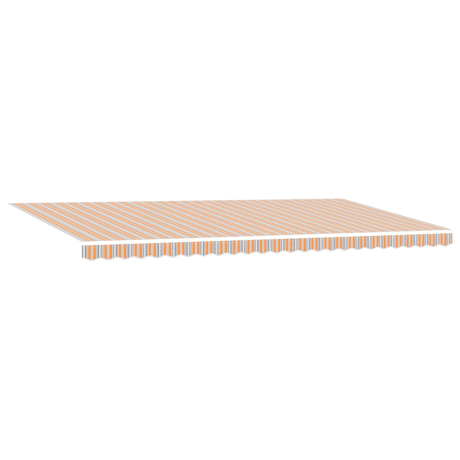 Povlačivi tende Šareni 600 × 350 cm Tkanina i Aluminij