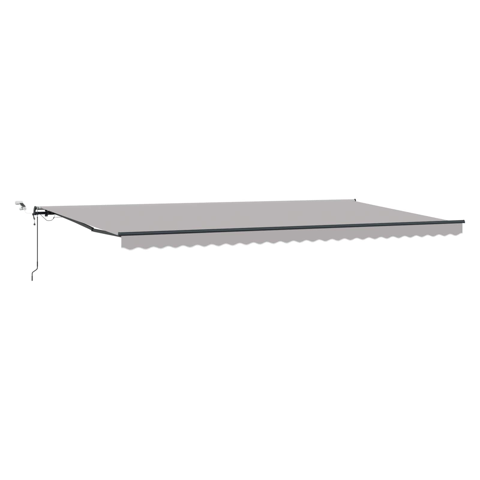 Tkanina za tende s Svijetlo siva 600 × 350 cm Poliester