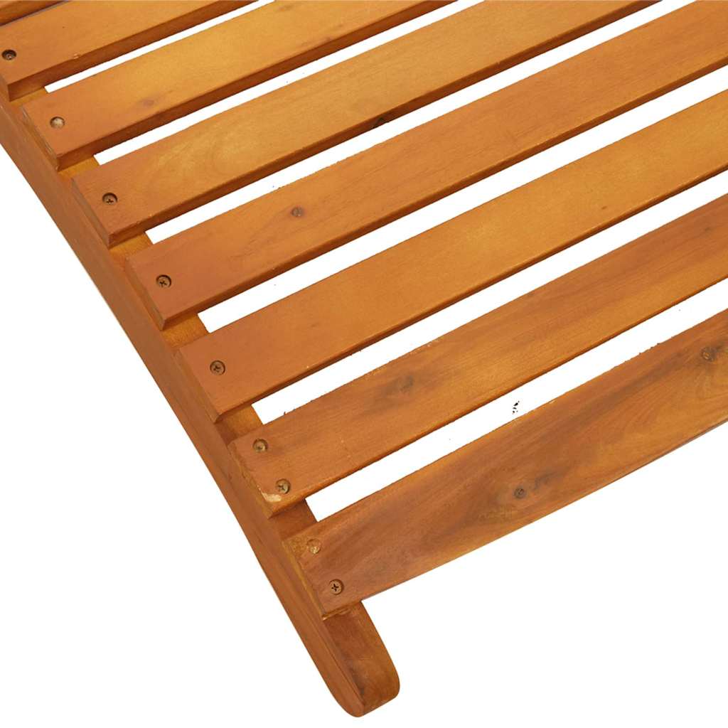 Ležaljka za sunčanje 2 pcs Smeđa 55 x 184 x 64cm