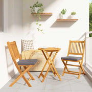 Bistro set za vrt 3 kom. Smeđa Čvrsto drvo akacije