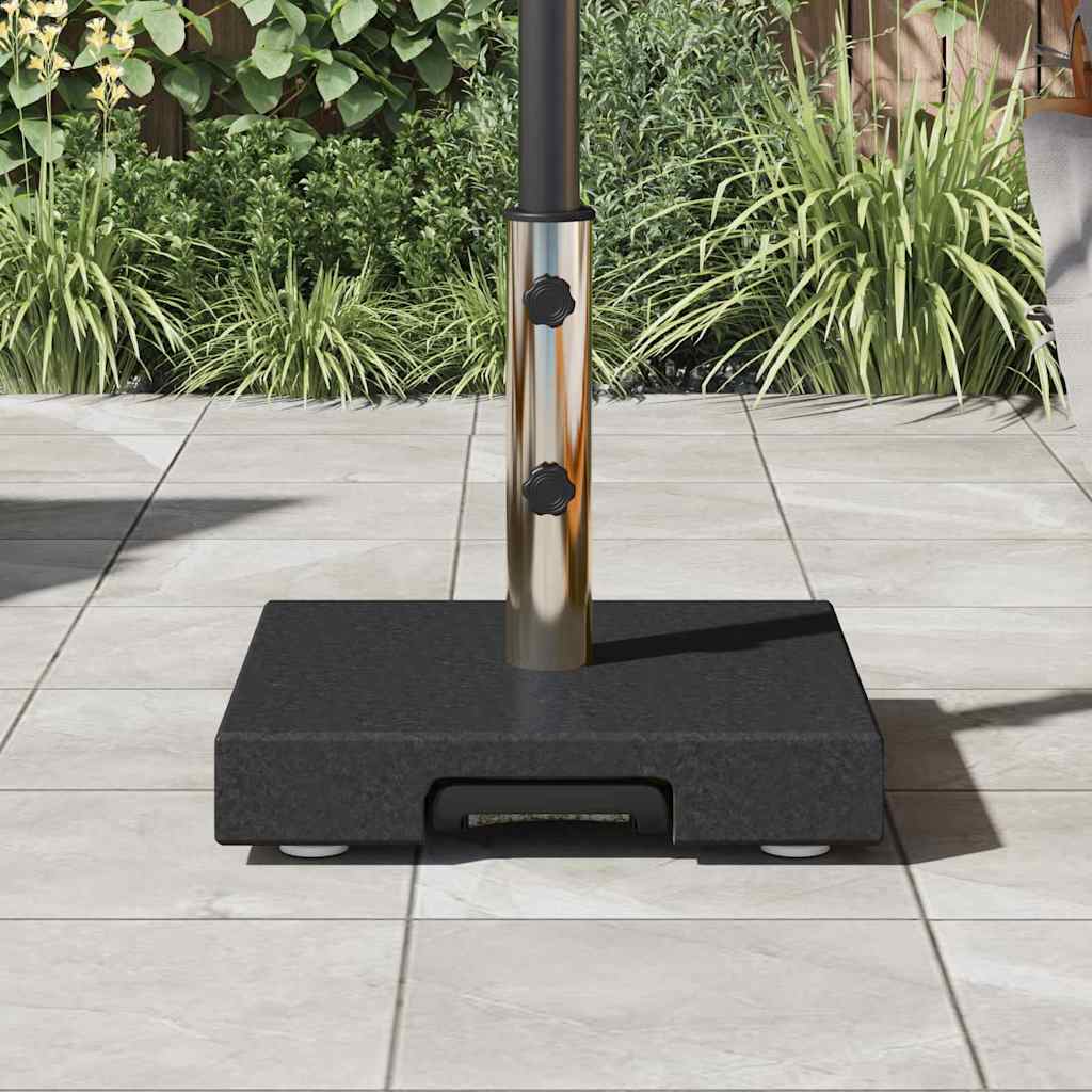 Baza za suncobran Crna 41 x 41 x 37 cm Granit