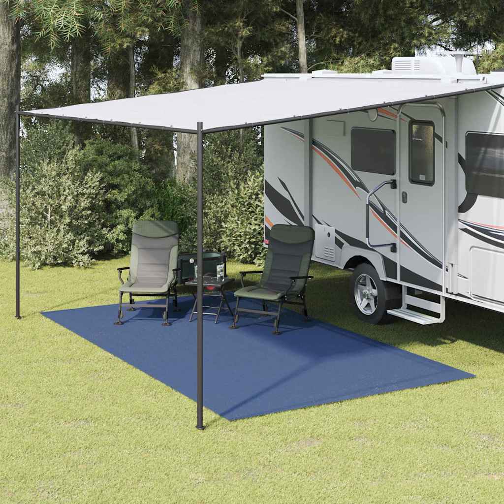 Teppi za šator Plava 400 × 350 cm Poliester