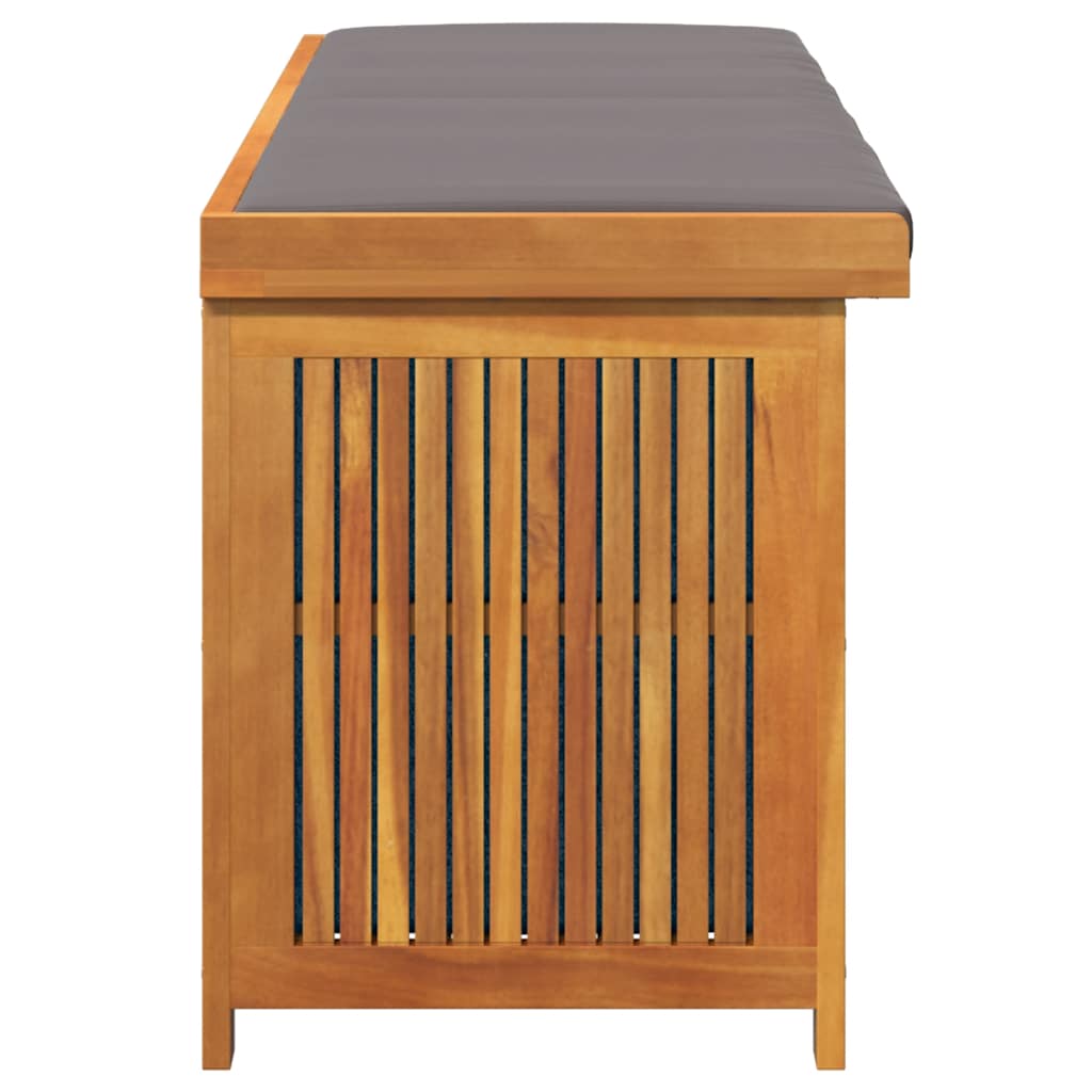 Vanjska kutija za jastuke 150x50x60,5 cm masivno drvo bagrema