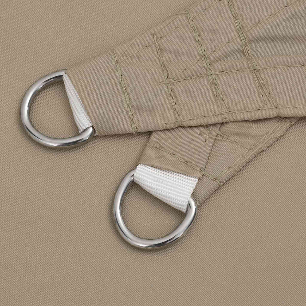 Jedro za sjenilo od sunca boje taupe 2x2x2 m 100% poliester oxford