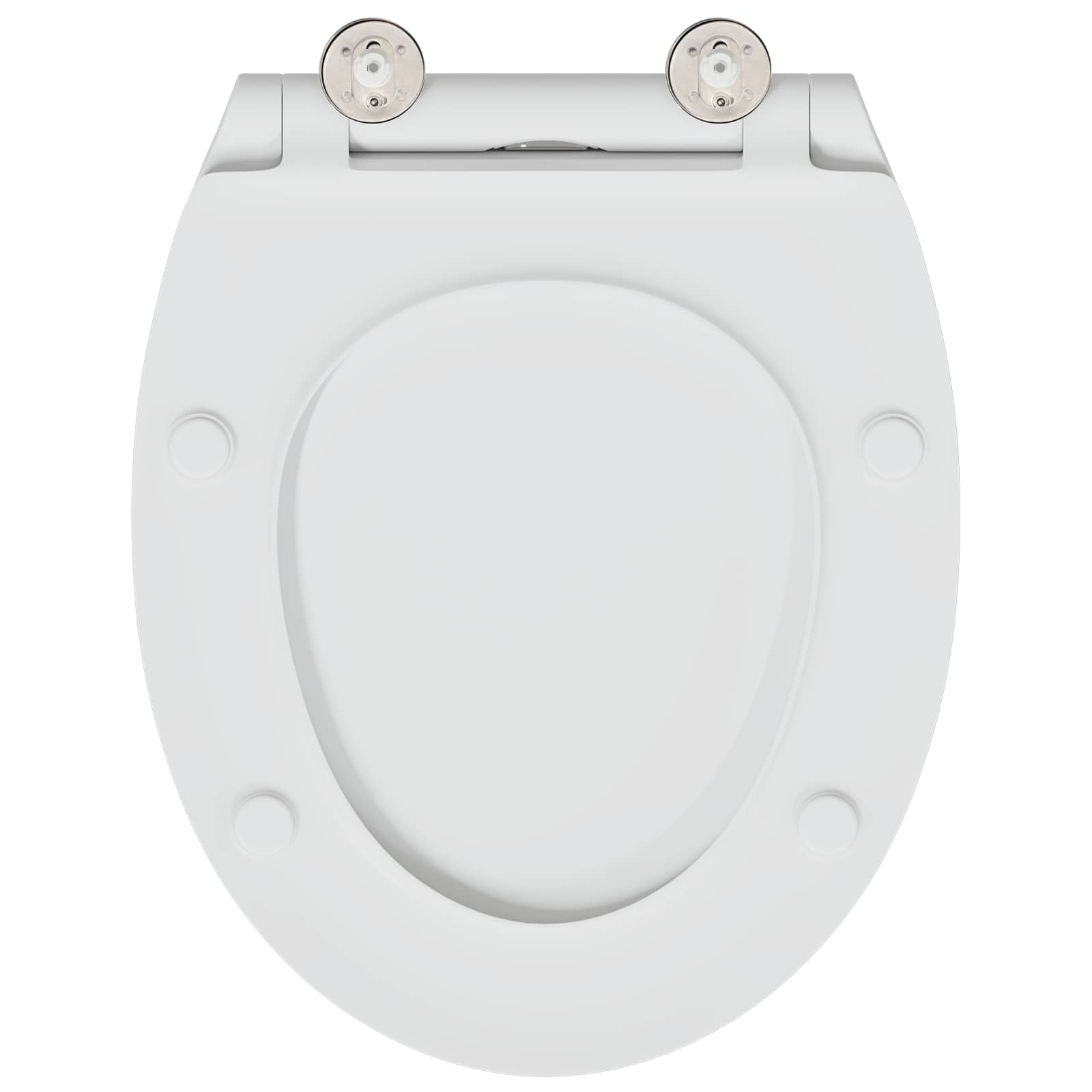WC daska Bijelo 47 x 37,5 x 3,8 cm Duroplast
