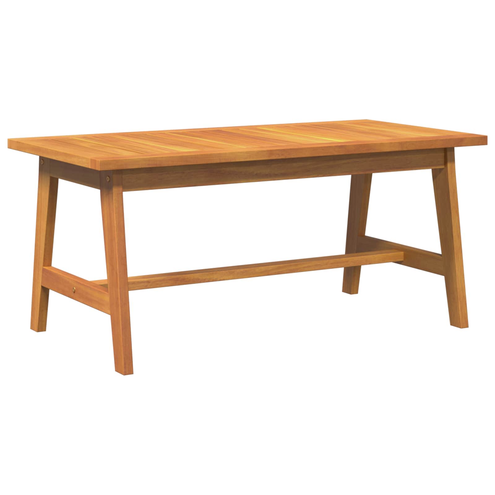 Bistro set s jastukom 4 pcs Smeđa Čvrsto drvo akacije