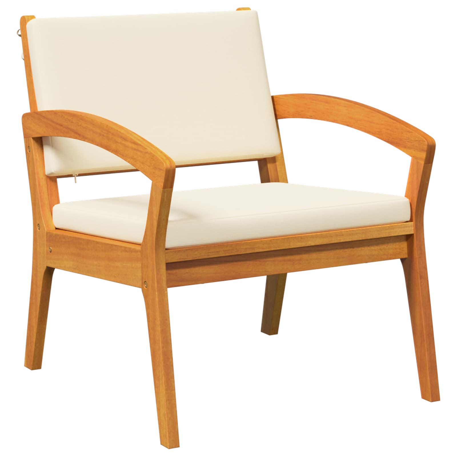 Bistro set s jastukom 5 pcs Smeđa Poliester
