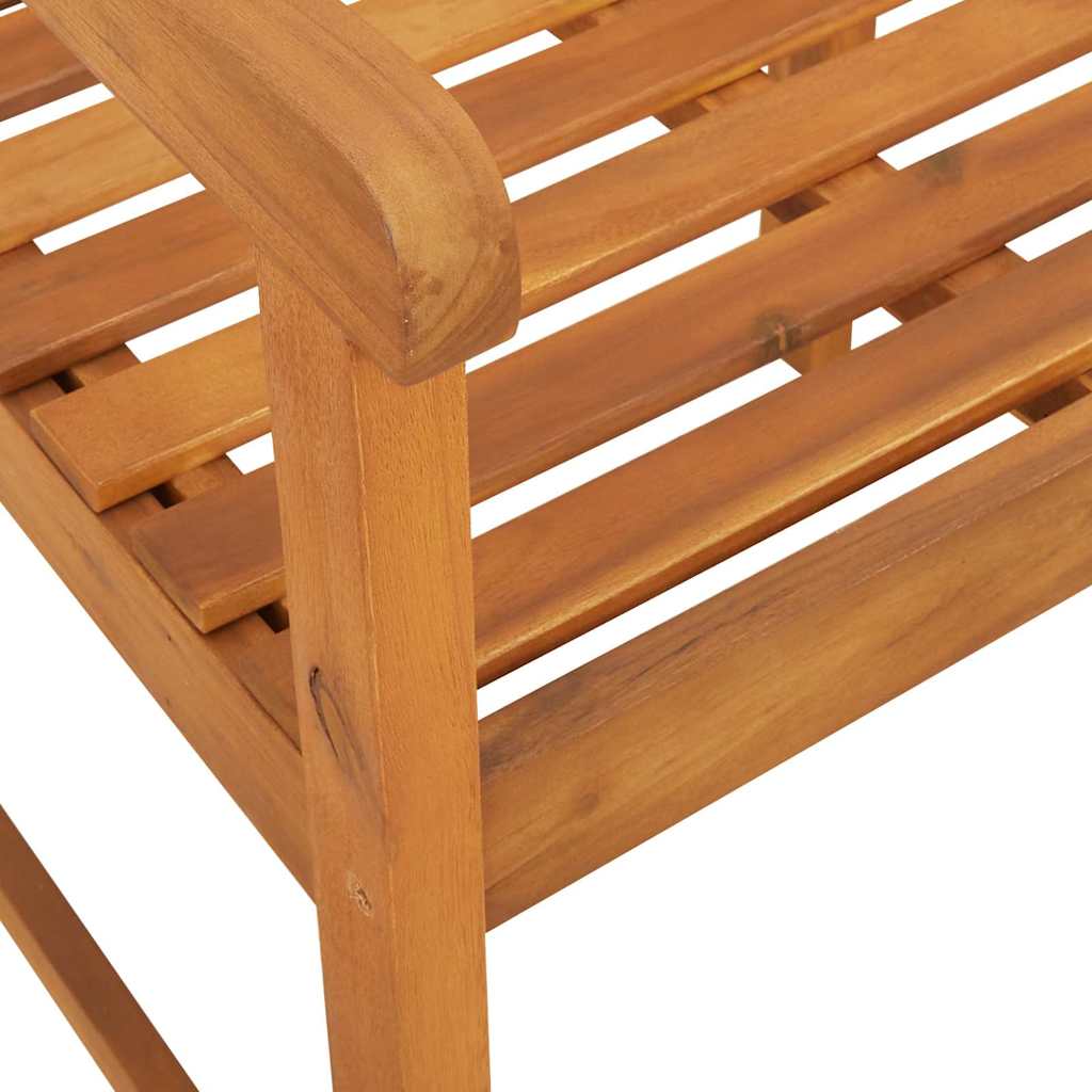 Vanjska klupa 4 pcs Prirodna 56 x 55,5 x 90 cm