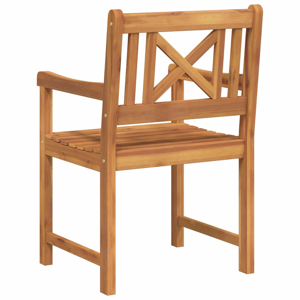 Vanjska klupa 4 pcs Prirodna 56 x 55,5 x 90 cm