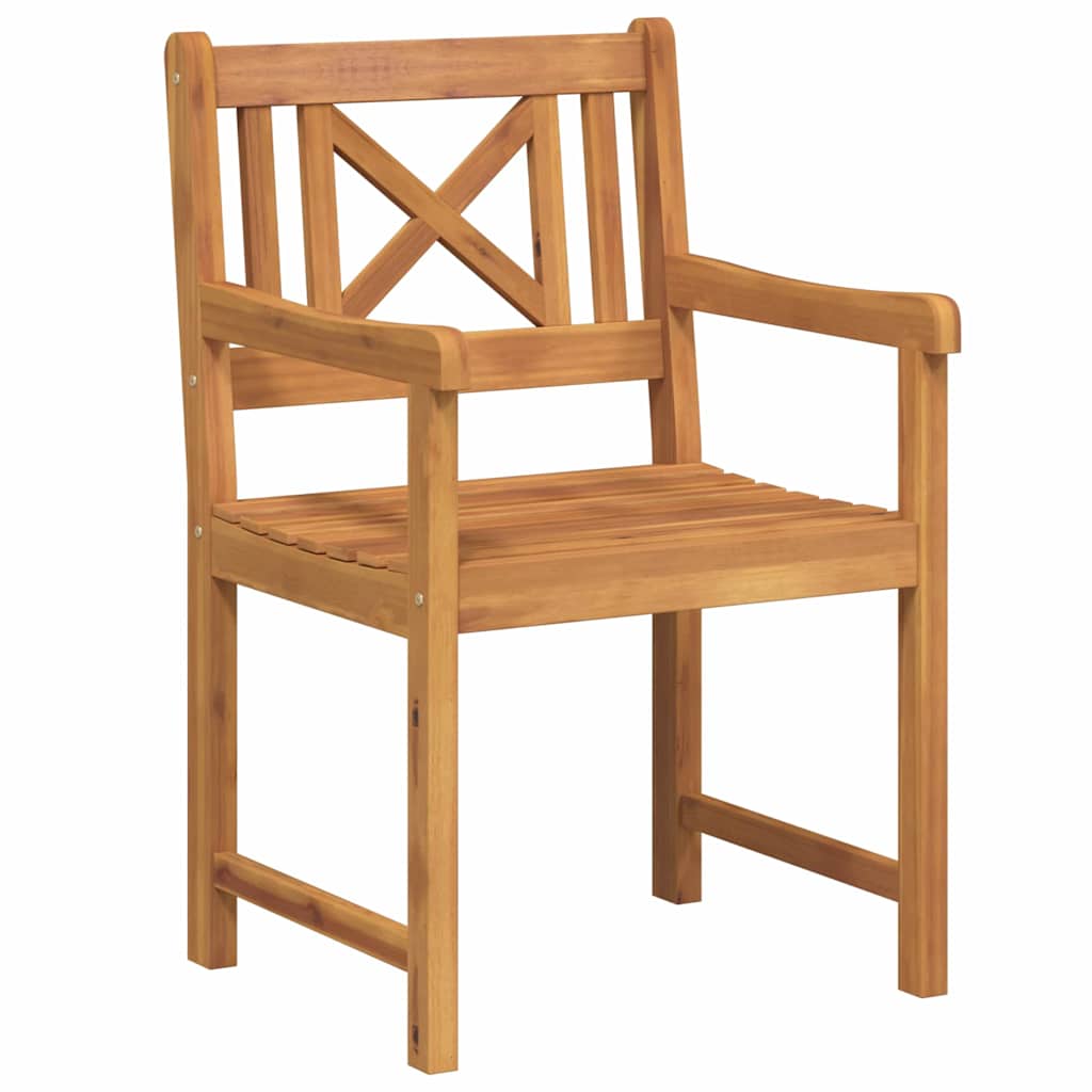 Vanjska klupa 6 pcs Prirodna 56 x 55,5 x 90 cm