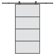 Klizna vrata s priborom 102,5x205 cm od stakla ESG i aluminija