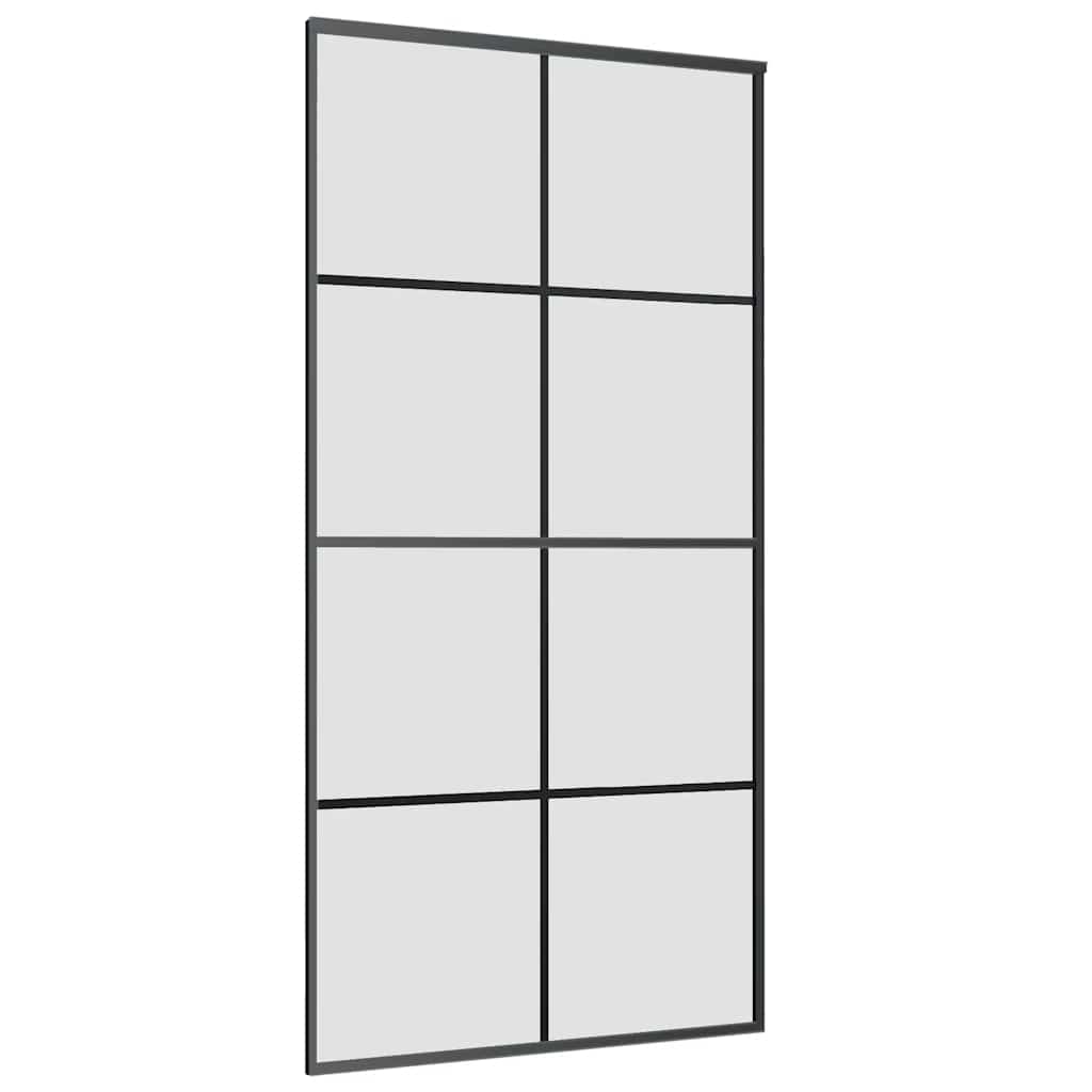 Klizna vrata s priborom 102,5x205 cm od stakla ESG i aluminija