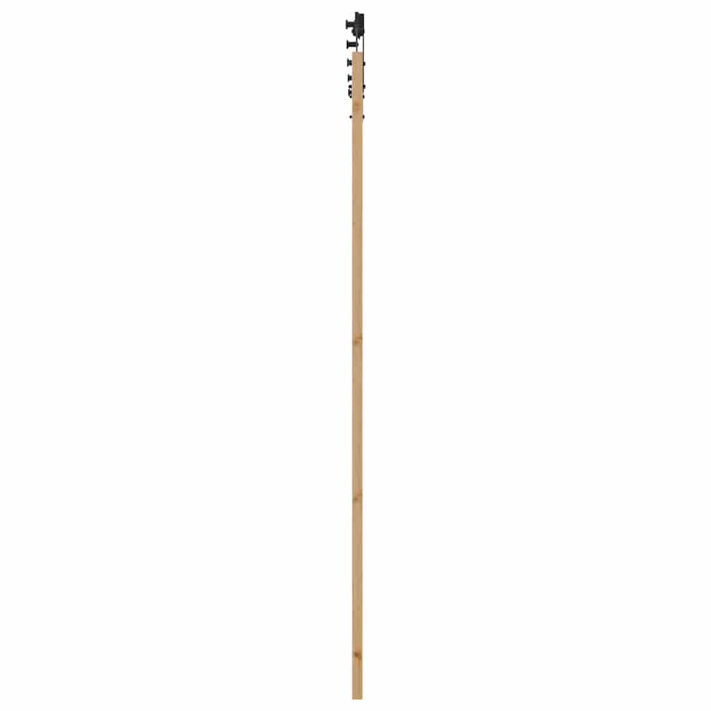 Klizna vrata ORKDAL Prirodna i crna 93 x 232 cm